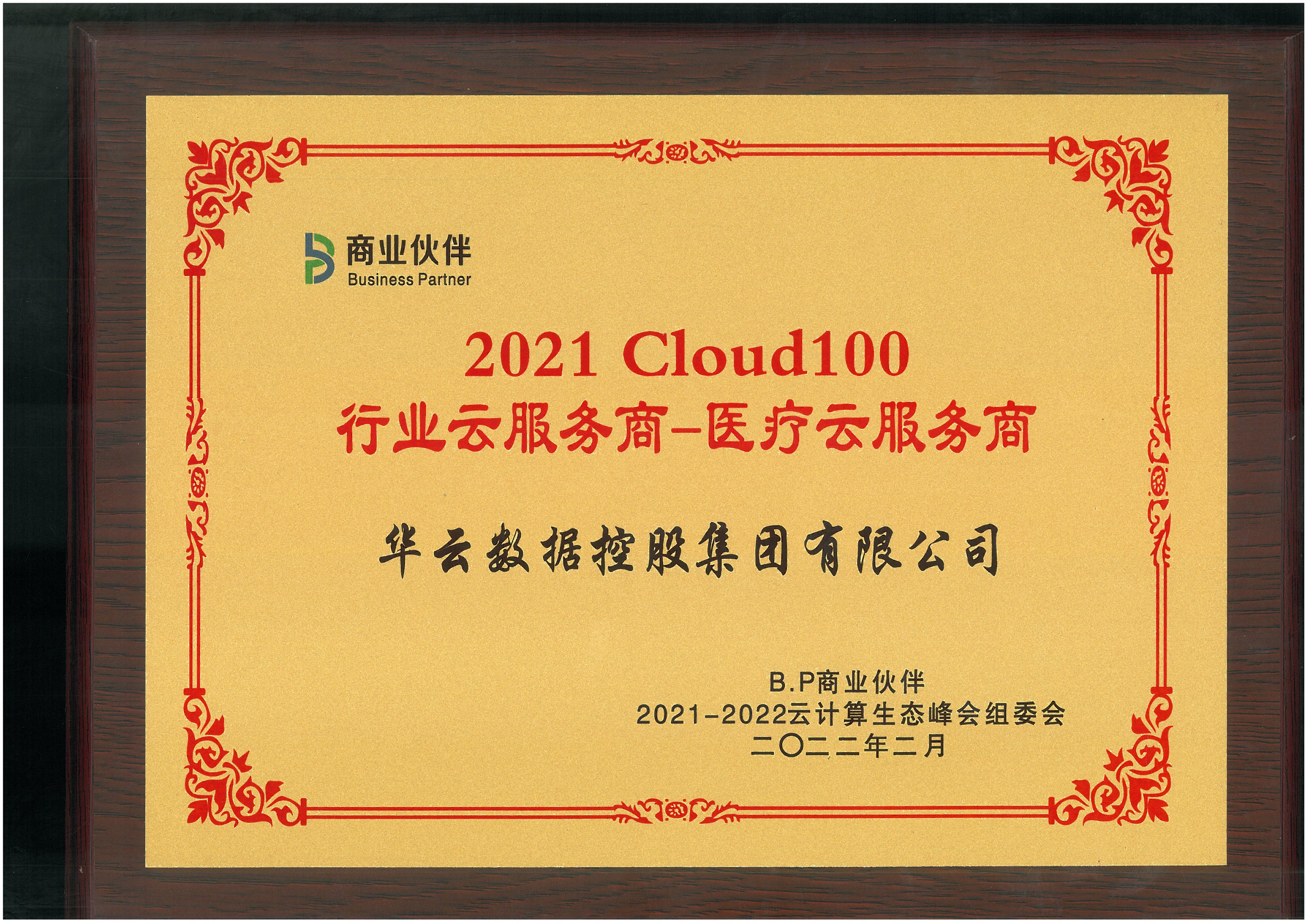 2021Cloud100行业云服务商-医疗云服务商